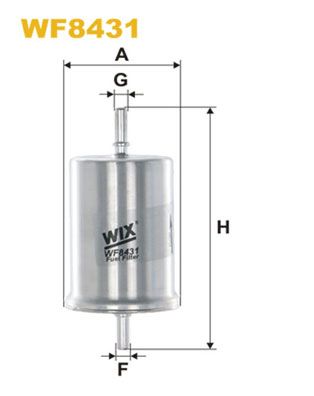 WIX FILTERS Kütusefilter WF8431